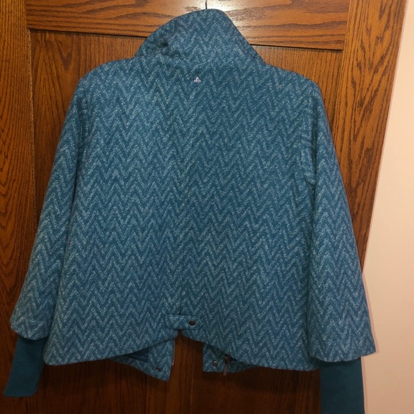 COPY - Prana Lily Jacket in Teal Chevron - Picture 5 of 9